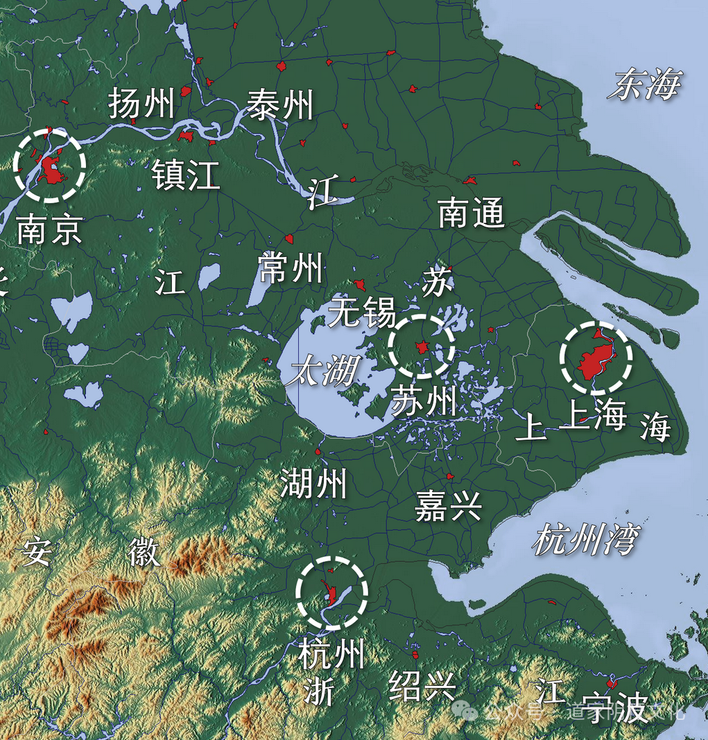 蘇州及太湖周邊的風水格局